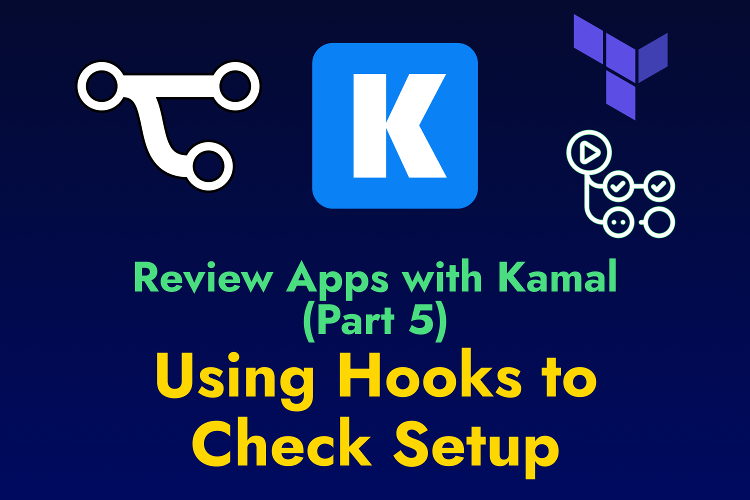 Article cover for Review Apps With Kamal (Part 5) - Using Hooks to Check Setup